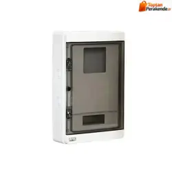 Çetinkaya 335x520x135 1 Trifaze Sayaç Kutusu Şeffaf Kapaklı 15 Sigortalı